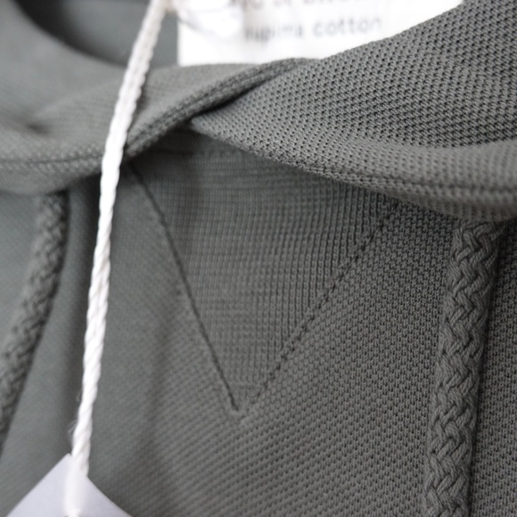 NWT Filippo De Laurentiis 100% Cotton Men Khaki Sweatshirt/Hoodie US L/EU 52 - Picture 3 of 6